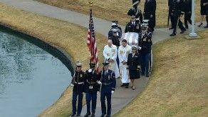 Último adiós al expresidente George H.W.Bush en Texas