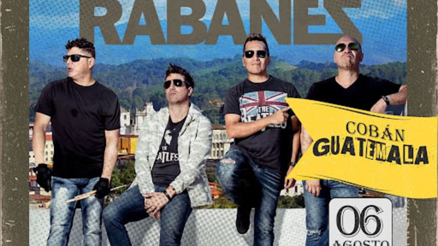 Los Rabanes compartirán escenario junto a Nacho en Guatemala