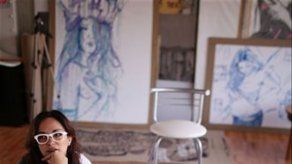 Eva Vale apoya víctimas de violencia con arte callejero