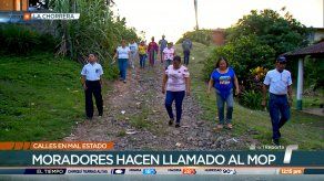 Residentes de Bella Esperanza de La Chorrera denuncian mal estado de las calles