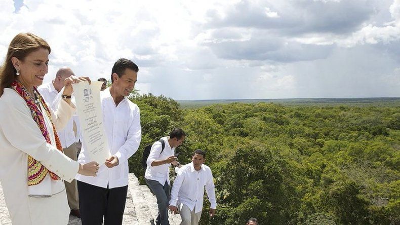 Unesco entrega certificado de Patrimonio Mundial Mixto para Calakmul
