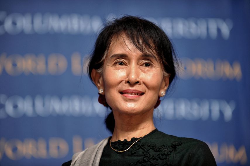 Aung San Suu Kyi.
