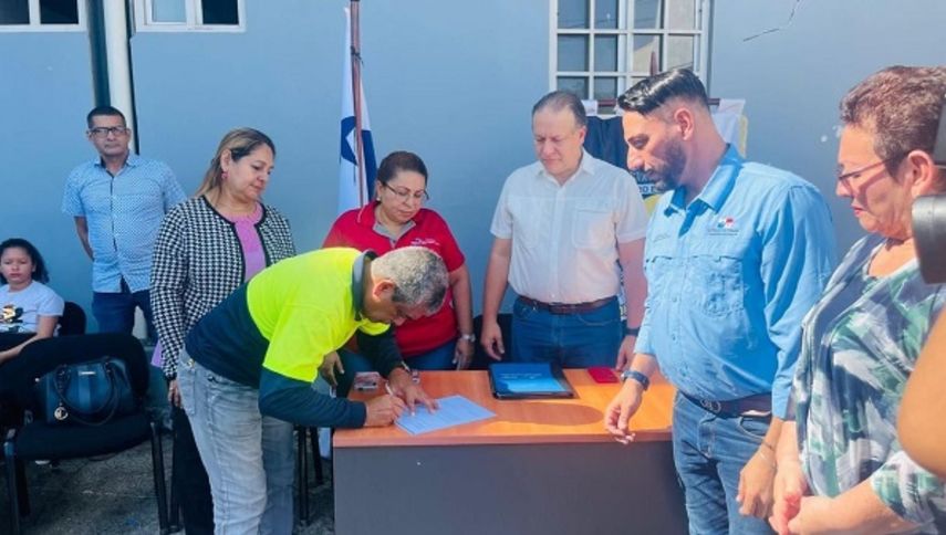 Entregan orden proceder para finalizar centro educativo en David