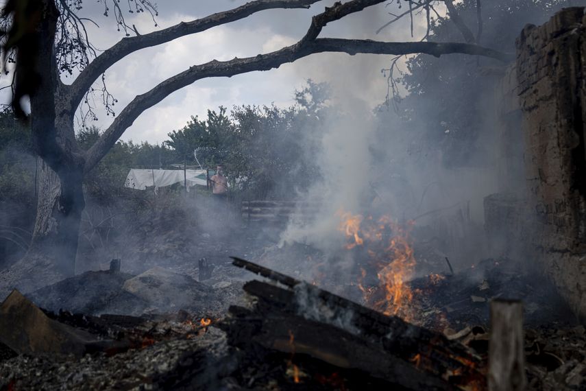 El ataque ruso más reciente en Sloviansk fue el 30 de julio.
