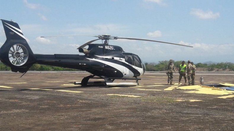 Llega a Panamá helicóptero confiscado a la familia Martinelli