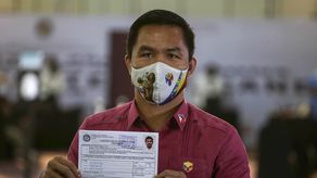 Manny Pacquiao, candidato a la presidencia de Filipinas.