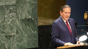 El presidente de la República de Panamá, Laurentino Cortizo, en la ONU.