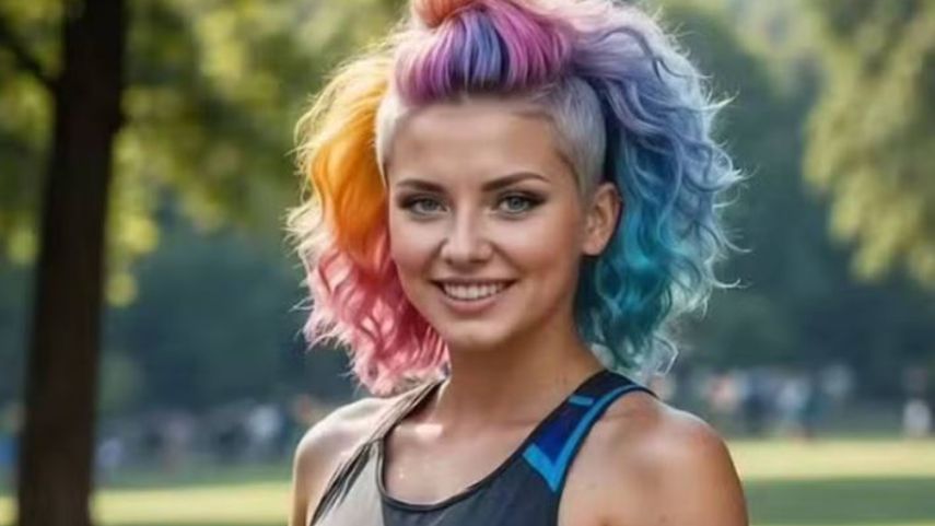 Aiyana Rainbow es una ciclista y DJ rumana que promueve la diversidad y los derechos LGBTQIAPN+.