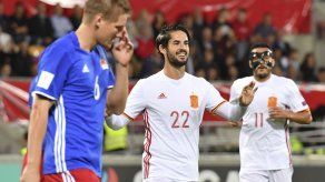España acaricia pase al Mundial con goleada en Liechtenstein