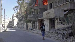 Siria: Bombardeo en Alepo