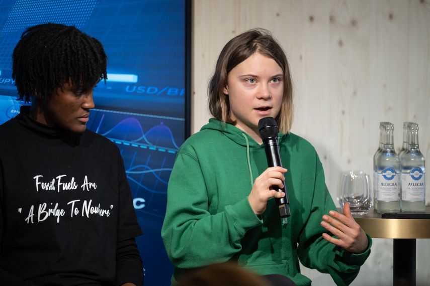 Greta Thunberg.