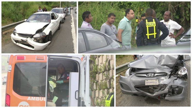 Accidente múltiple en Vía Centenario ocasiona congestionamiento vehicular