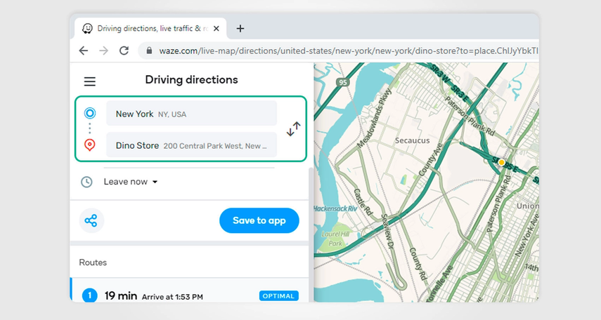 Entérese cómo compartir un trayecto en tiempo real con Waze