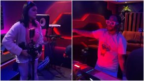 Mehr Eliezer y Mr. Saik en el estudio de grabación ¿Qué vendrá?