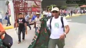 Protestan medio de Cumbre de Cambio Climático en Panamá