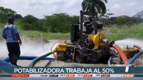 Potabilizadora de Chilibre trabaja al 50% de su capacidad