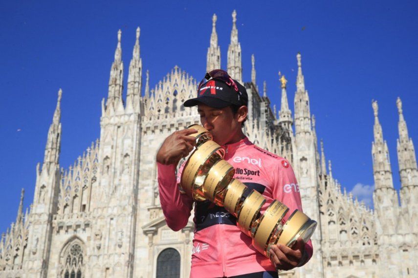 El colombiano Egan Bernal gana su primer Giro de Italia