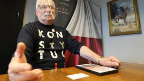 El expresidente de Polonia Lech Walesa﻿.