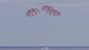La NASA calificó el descenso y el amerizaje como espectaculares y casi perfectos.