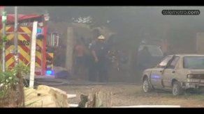 Fuego consume taller de ebanistería en Las Lajas de Las Cumbres