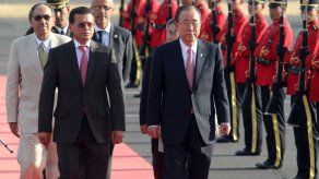 Ban Ki-moon llega a El Salvador para conmemoración de Acuerdos de Paz