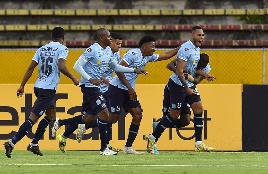 Ismael Díaz anota en el partido de vuelta de la Copa Libertadores