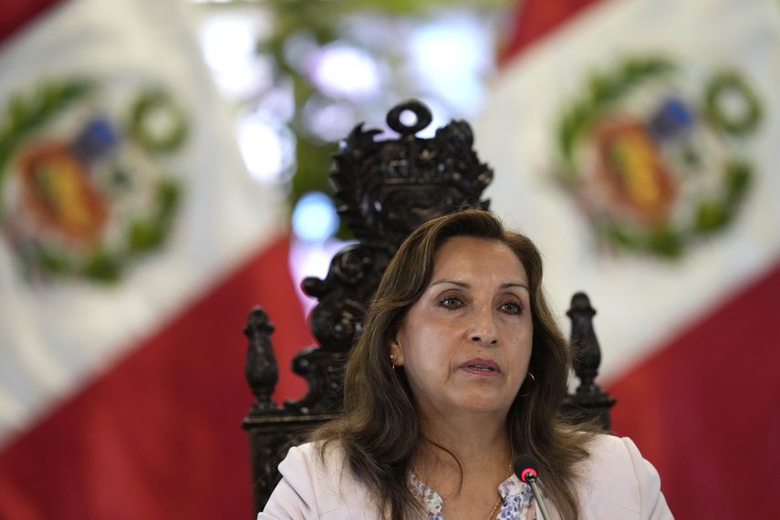 La presidenta de Perú