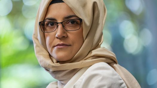 Hatice Cengiz, la novia del periodista saudí asesinado Jamal Khashoggi