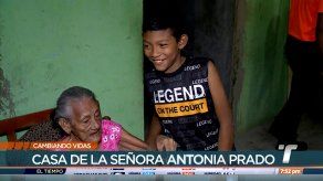 Inicia remodelación de la casa para la señora Antonia
