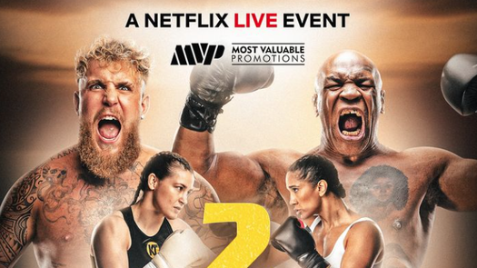 Pelea de Mike Tyson vs. Jake Paul será transmitida por Netflix.