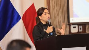 La ministra de Relaciones Exteriores de Panamá, Janaina Tewaney.