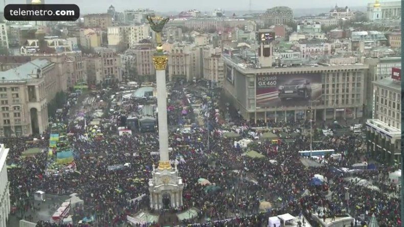 Siguen las protestas en Ucrania contra el gobierno