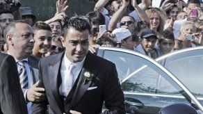 Xavi Hernández contrae matrimonio con Nuria Cunillera