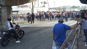 Protestas en la vía Interamericana @TraficoCPPanama