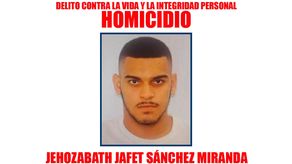 Jehozabath Jafet Sánchez, uno de los más buscados. Jehozabath Jafet Sánchez, uno de los más buscados.