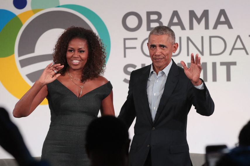 Michelle y Barack Obama.