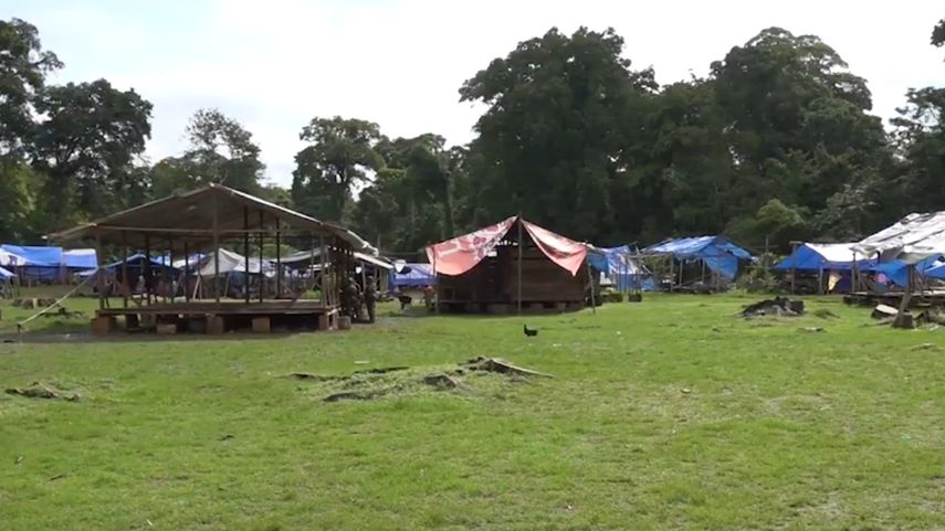 Autoridades detectan un campamento clandestino en Darién