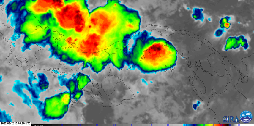 Estado de clima por Etesa para hoy.