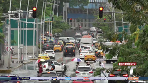 Once obreros fueron aprehendidos durante las protestas en la vía Cincuentenario.