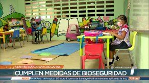Travesía de niños capireños hacia sus clases semipresenciales