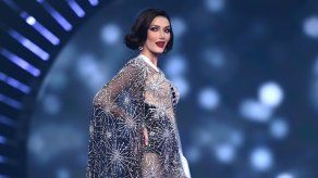 Miss Argentina durante la preliminar del Miss Universo 2021.