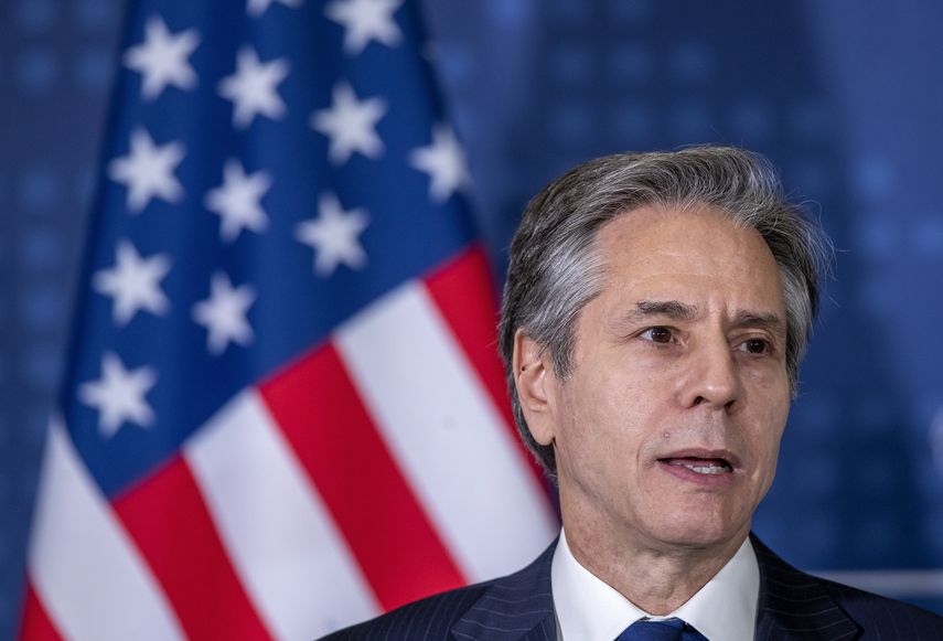 Blinken inició su gira por los Bálticos en Vilna