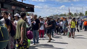 Imagen ilustrativa: Migrantes en Paso Canoas, límite entre Costa Rica y Panamá.&nbsp;