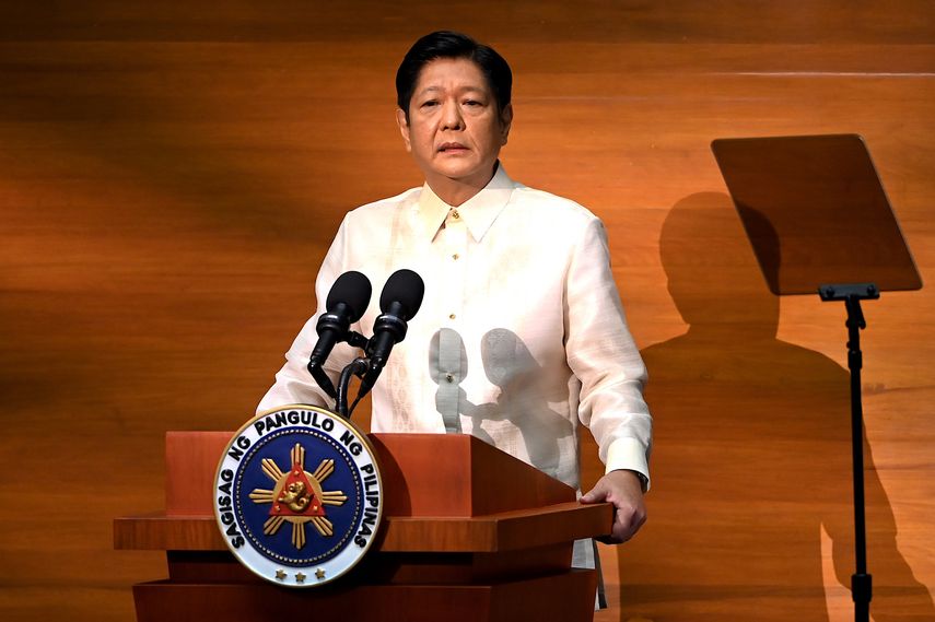 El presidente de Filipinas Ferdinand Marcos Jr.