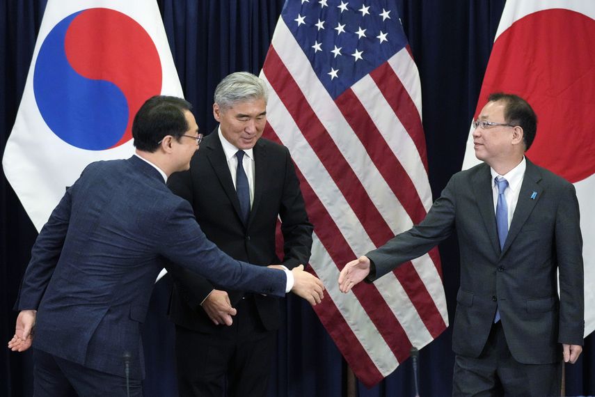 Enviados responsables de la respuesta al programa nuclear norcoreano.