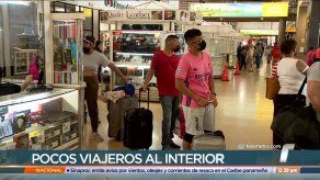Hay pocos viajeros en la Terminal de Albrook