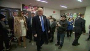 El candidato republicano, Donald Trump, ejerce su voto