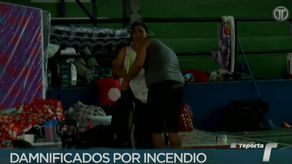 Damnificados por incendio de caserón en Parque Lefevre son trasladados a hotel