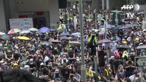 Hong Kong: dispersan protesta tras bloqueo de sede policial