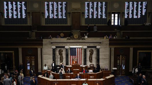 Vista del Congreso de los Estados Unidos.